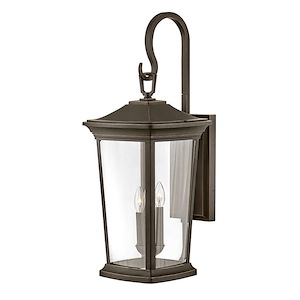 Bromleys - 3 Light Outdoor Double Extra Large Wall Mount Lantern In Traditional Style-30 Inches Tall and 12 Inches Wide - 1094157