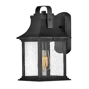 Grant - 1 Light Small Outdoor Wall Lantern in Traditional Style - 7.25 Inches Wide by 13.75 Inches High