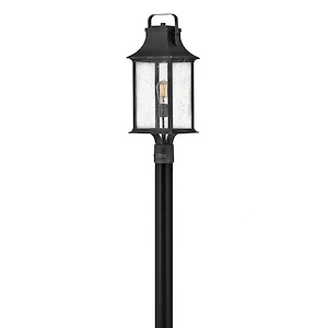 Grant - 1 Light Medium Outdoor Post Mount Lantern in Traditional Style - 8.5 Inches Wide by 23.75 Inches High