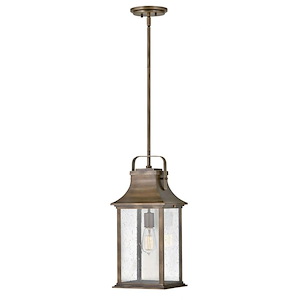 Grant - 1 Light Medium Outdoor Hanging Lantern in Traditional Style - 8.5 Inches Wide by 19.75 Inches High - 875687