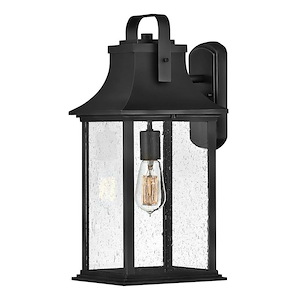 Grant - 1 Light Large Outdoor Wall Lantern in Traditional Style - 8.5 Inches Wide by 19 Inches High