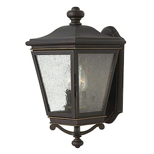 Lincoln - Two Light Medium Outdoor Wall Sconce in Traditional Style - 8.5 Inches Wide by 16.75 Inches High