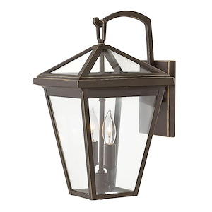 Alford Place - 2 Light Small Outdoor Wall Lantern in Traditional Style - 8 Inches Wide by 14 Inches High - 759155