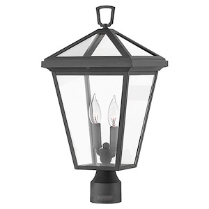 Alford Place - 2 Light Medium Outdoor Post or Pier Mount Lantern in Traditional Style - 10 Inches Wide by 20.25 Inches High - 759156