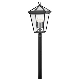 Alford Place - 15W 3 LED Outdoor Large Post Lantern In Traditional Style-26 Inches Tall and 14 Inches Wide