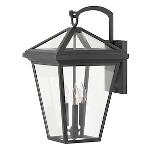 Alford Place - 3 Light Large Outdoor Wall Lantern in Traditional Style - 12 Inches Wide by 20.5 Inches High