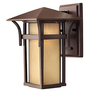 Harbor - 1 Light Small Outdoor Wall Lantern in Transitional and Craftsman and Coastal Style - 7 Inches Wide by 10.5 Inches High