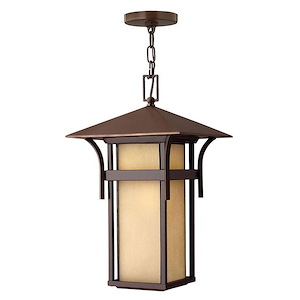Harbor - 1 Light Large Outdoor Hanging Lantern in Transitional-Craftsman-Coastal Style - 11 Inches Wide by 19 Inches High