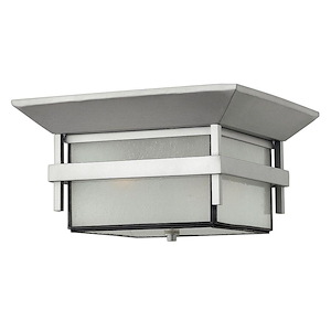 Harbor - 2 Light Medium Outdoor Flush Mount in Transitional-Craftsman-Coastal Style - 12.25 Inches Wide by 7 Inches High - 758758