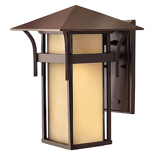 Harbor - 1 Light Medium Outdoor Wall Lantern in Transitional and Craftsman and Coastal Style - 9 Inches Wide by 13.5 Inches High