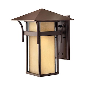 Harbor - 1 Light Medium Outdoor Wall Lantern in Transitional and Craftsman and Coastal Style - 9 Inches Wide by 13.5 Inches High - 758757