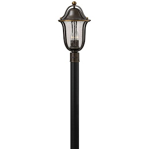 Bolla - Three Light Outdoor Post Lantern in Transitional Style - 11 Inches Wide by 20.5 Inches High - 1333469