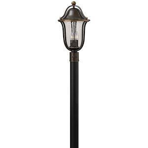 Bolla - Three Light Outdoor Post Lantern in Transitional Style - 11 Inches Wide by 20.5 Inches High - 1333469