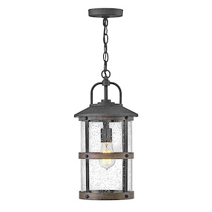 Lakehouse - 1 Light Medium Outdoor Hanging Lantern in Coastal Style - 9 Inches Wide by 17.75 Inches High