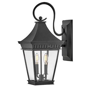 Chapel Hill - 10W 2 LED Outdoor Medium Wall Lantern In Traditional Style-22.5 Inches Tall and 10 Inches Wide - 1278087