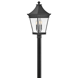 Chapel Hill - 15W 3 LED Outdoor Large Post Lantern In Traditional Style-26.5 Inches Tall and 12.5 Inches Wide - 1278088