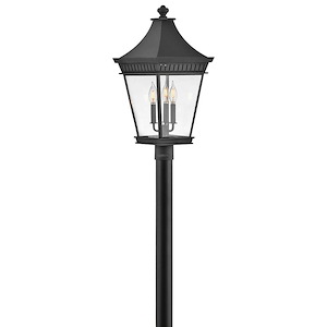 Chapel Hill - 15W 3 LED Outdoor Large Post Lantern In Traditional Style-26.5 Inches Tall and 12.5 Inches Wide - 1278088