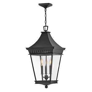 Chapel Hill - 15W 3 LED Outdoor Large Hanging Lantern In Traditional Style-26 Inches Tall and 12.5 Inches Wide - 1278374
