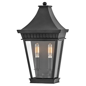 Chapel Hill - 10W 2 LED Mediuml Outdoor Wall Lantern In Traditional Style-15.5 Inches Tall and 8.5 Inches Wide - 1320122