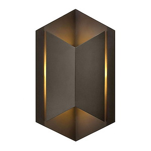 Lex - One Light Small Outdoor Wall Sconce in Modern Style - 8.5 Inches Wide by 15 Inches High