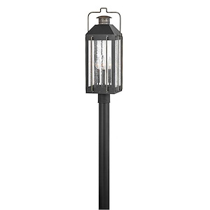Fitzgerald - Three Light Outdoor Large Post Mount in Traditional Style - 9.25 Inches Wide by 25.5 Inches High