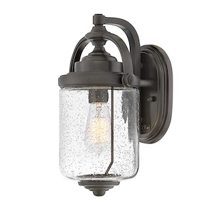 Willoughby - One Light Outdoor Small Wall Lantern in Traditional Style made with Coastal Elements for Coastal Environments