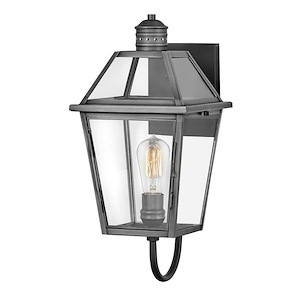Nouvelle - 1 Light Small Outdoor Wall Lantern in Traditional Style - 37 Inches Wide by 18.5 Inches High - 1024342