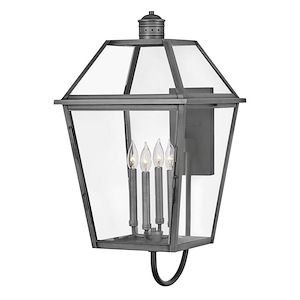 Nouvelle - 4 Light Large Outdoor Wall Lantern in Traditional Style - 60.25 Inches Wide by 30.5 Inches High - 1024344