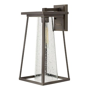 Burke - One Light Outdoor Large Wall Mount in Transitional and Craftsman Style - 10.25 Inches Wide by 16.75 Inches High