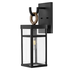 Porter - 1 Light Small Outdoor Wall Lantern in Transitional Style - 6 Inches Wide by 18.5 Inches High