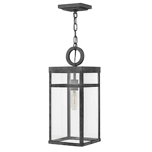 Porter - 1 Light Medium Outdoor Hanging Lantern in Transitional Style - 7.5 Inches Wide by 19 Inches High - 759163