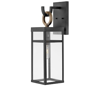 Porter - 1 Light Medium Outdoor Wall Lantern in Transitional Style - 6.5 Inches Wide by 22 Inches High