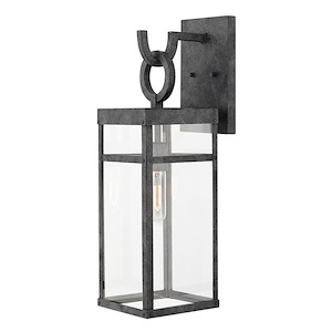 Porter - 1 Light Medium Outdoor Wall Lantern in Transitional Style - 6.5 Inches Wide by 22 Inches High