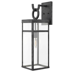 Porter - 1 Light Large Outdoor Wall Lantern in Transitional Style - 7.5 Inches Wide by 25 Inches High