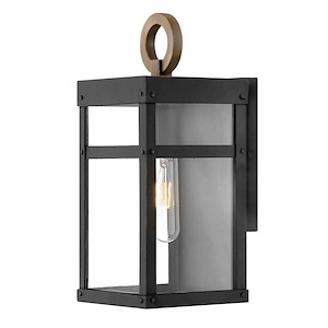 Porter - 1 Light Extra Small Outdoor Wall Lantern in Transitional Style - 5.5 Inches Wide by 13 Inches High - 759166