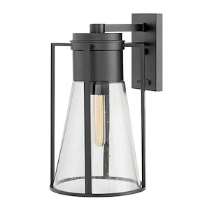 Refinery - One Light Outdoor Large Wall Mount in Industrial Style - 9.5 Inches Wide by 16.75 Inches High