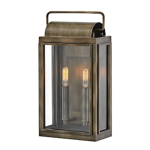 Sag Harbor - 2 Light Medium Outdoor Wall Lantern in Traditional and Coastal Style - 9 Inches Wide by 16.5 Inches High - 1032970