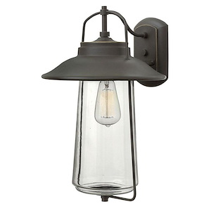 Belden Place - One Light Large Outdoor Wall Sconce - Traditional-Transitional-Coastal Style - 12 Inch Wide by 19.25 Inch High