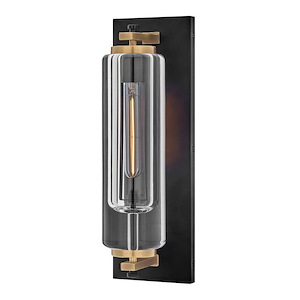 Lourde - 7W 1 LED Medium Outdoor Wall Lantern In Modern Style-18 Inches Tall and 6 Inches Wide
