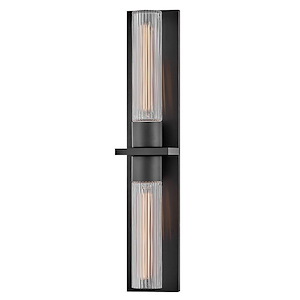 Voight - 5W 2 LED Outdoor Wall Lantern-27.25 Inch Tall and 5 Inch Wide - 1378248