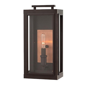 Sutcliffe - 1 Light Small Outdoor Wall Lantern in Traditional Style - 7 Inches Wide by 14 Inches High