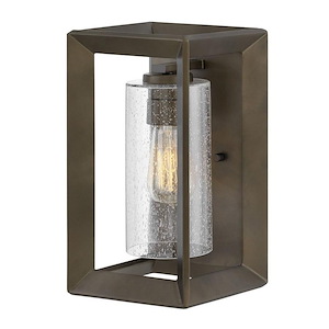 Rhodes - 1 Light Outdoor Small Wall Lantern in Craftsman and Industrial Style - 7.25 Inches Wide by 12.5 Inches High - 1024345