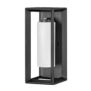 Rhodes - 1 Light Medium Outdoor Wall Sconce in Craftsman and Industrial Style - 7.25 Inches Wide by 16.75 Inches High