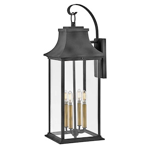Adair - 16W 4 LED Outdoor Extra Large Wall Lantern In Traditional Style-30 Inches Tall and 10.5 Inches Wide - 1278178