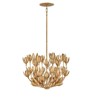 Flora - 15W 3 LED Medium Pendant In Bohemian Style-16 Inches Tall and 20 Inches Wide