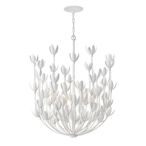 Flora - 6 Light Large Multi Tier Chandelier In Transitional and Bohemian Style-34.25 Inches Tall and 26.25 Inches Wide