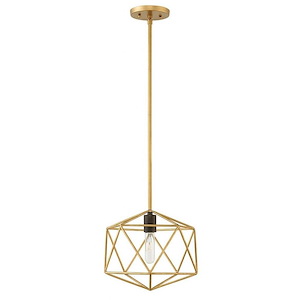 Astrid - 1 Light Small Pendant in Transitional Style - 12 Inches Wide by 10.5 Inches High