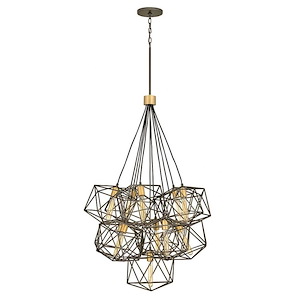 Astrid - 11 Light Multi-Tier Chandelier in Transitional Style - 33.5 Inches Wide by 42.75 Inches High - 820139