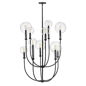 Alchemy - 50W 10 LED Medium Chandelier-40 Inches Tall and 30 Inches Wide - 1334911
