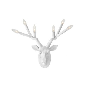 Stag - 6 Light Wall Sconce